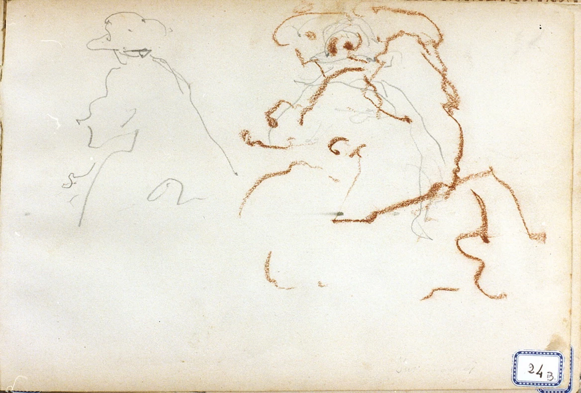 Studio di due figure femminili - Certosa di san Martino, Napoli